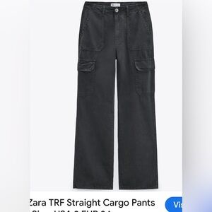 Zara Black Cargo Pants